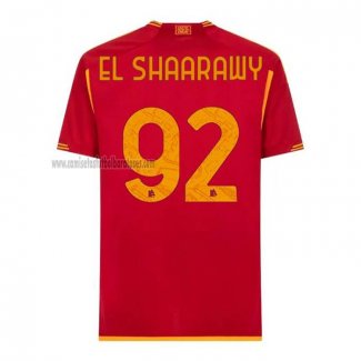 Camiseta Roma Jugador El Shaarawy Primera 2023 2024