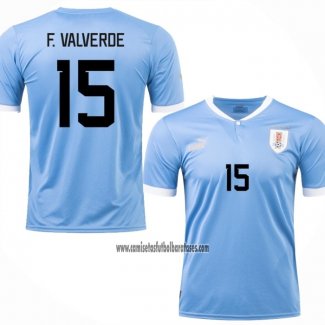 Camiseta Uruguay Jugador F.Valverde Primera 2022