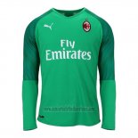 Camiseta AC Milan Portero Manga Larga 2019 2020 Verde
