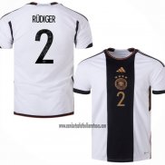 Camiseta Alemania Jugador Rudiger Primera 2022