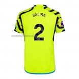 Camiseta Arsenal Jugador Saliba Segunda 2023 2024