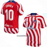 Camiseta Atletico Madrid Jugador Correa Primera 2022 2023
