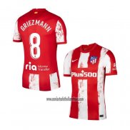 Camiseta Atletico Madrid Jugador Griezmann Primera 2021 2022