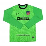 Camiseta Atletico Madrid Portero Manga Larga 2020 2021 Verde