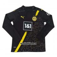 Camiseta Borussia Dortmund Segunda Manga Larga 2020 2021