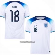 Camiseta Inglaterra Jugador Saka Primera 2022