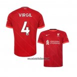 Camiseta Liverpool Jugador Virgil Primera 2021 2022