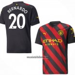 Camiseta Manchester City Jugador Bernardo Segunda 2022 2023