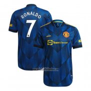 Camiseta Manchester United Jugador Ronaldo Authentic Tercera 2021 2022