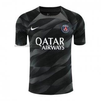 Camiseta Paris Saint-Germain Portero 2023 2024 Negro