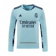 Camiseta Real Madrid Portero Primera Manga Larga 2020 2021