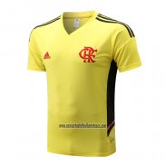 Camiseta de Entrenamiento Flamengo 2022 2023 Amarillo