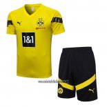 Chandal del Borussia Dortmund Manga Corta 2022 2023 Amarillo - Pantalon Corto