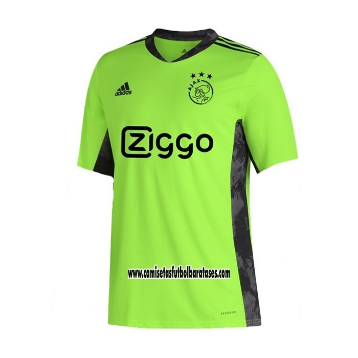Camiseta Ajax Portero 2020 2021 Verde baratas